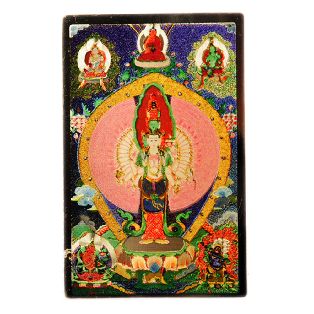 千手觀音雷射金小佛卡【十方】113879