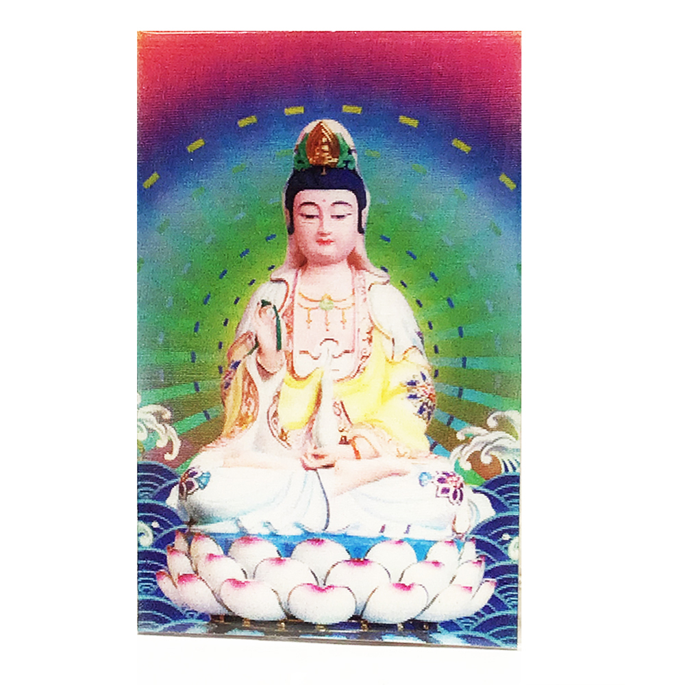 放毫光觀音{立體3D}小佛卡【十方】119339