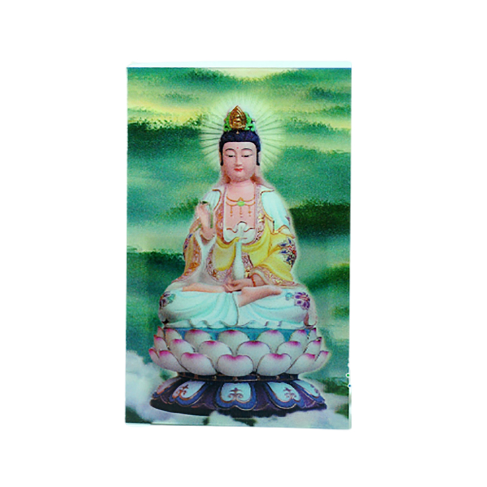 觀音菩薩 立體3D佛卡5X9cm 10張【十方】154889