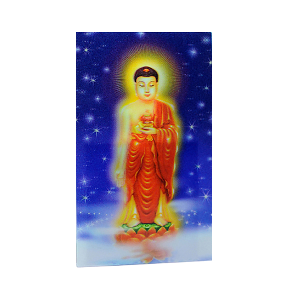 阿彌陀佛A8立體3D佛卡5X9cm 10張【十方】154906