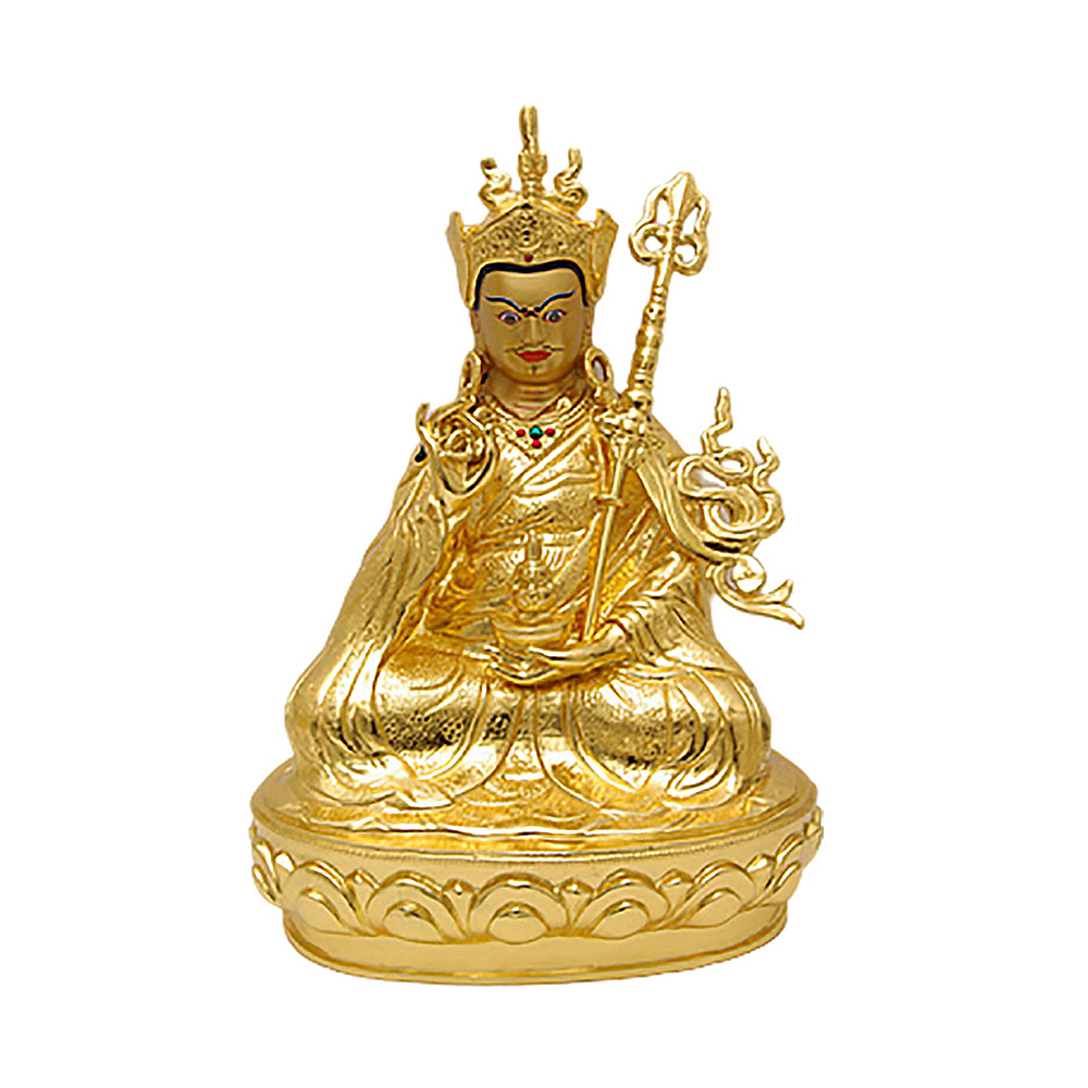 蓮花生大士{銅按金}高32公分【十方】123315