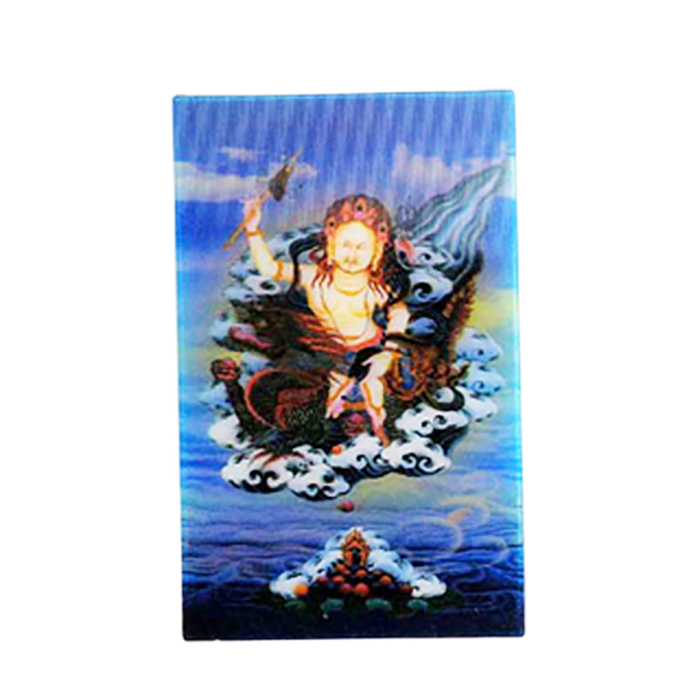 白財神 立體3D佛卡5X9cm 10張【十方】154887