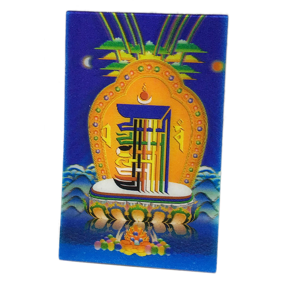 時輪金剛{立體3D}小佛卡【十方】125036