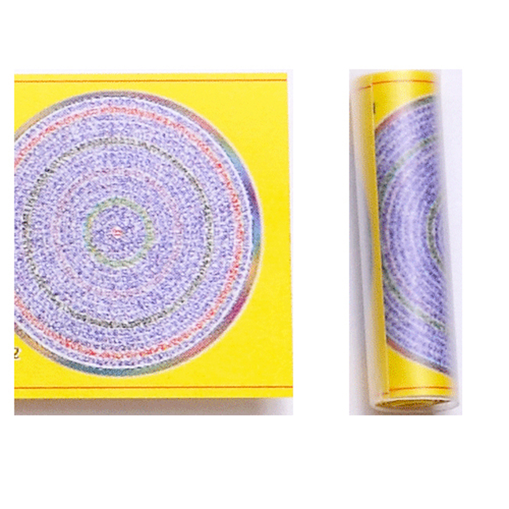 藥師灌頂真言迷你護身咒輪經卷{裝臟}O【十方】124171