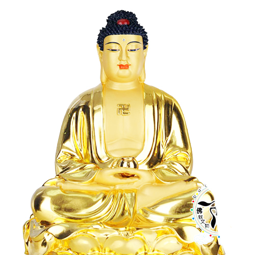 釋迦牟尼佛{按金999金箔}精品8吋8【十方】128924