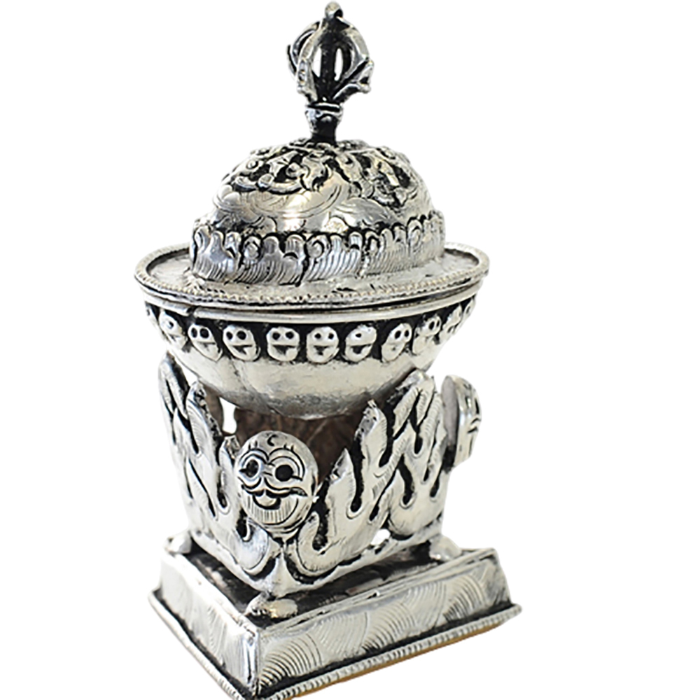 {嘎巴啦}護法杯{銀}精工款 高12公分【十方】129340