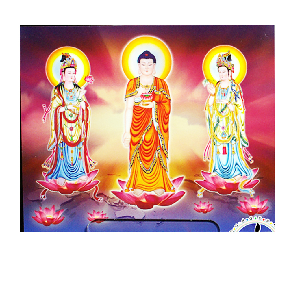 西方三聖VZ3L厚佛卡50張(大)【十方】128305