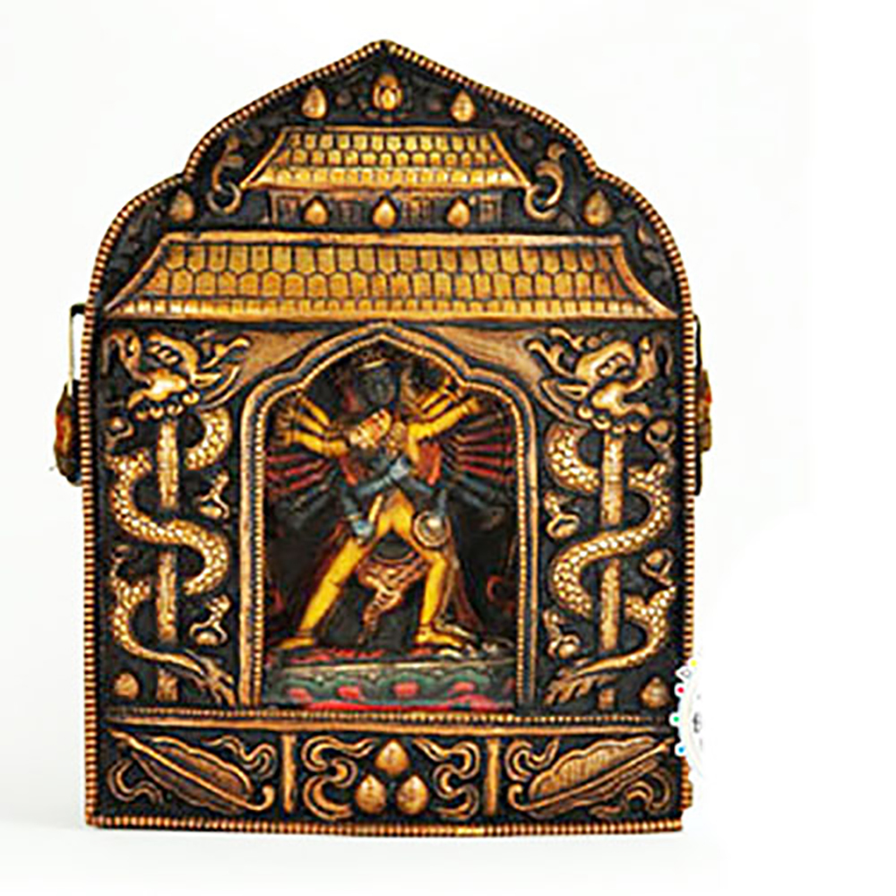 時輪金剛{紅銅}嘎屋壇城20公分【十方】128844