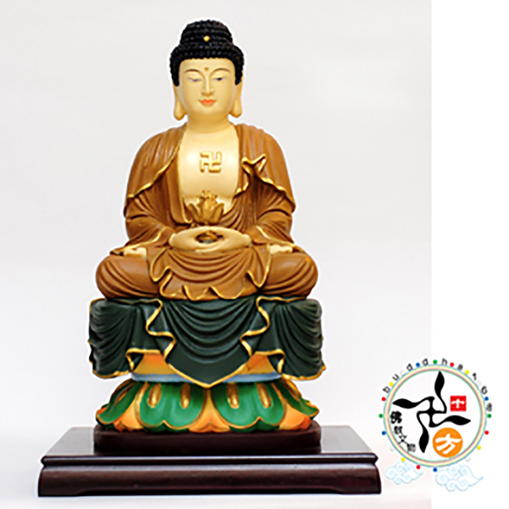 阿彌陀佛  精品 彩繪6吋 【十方】133478