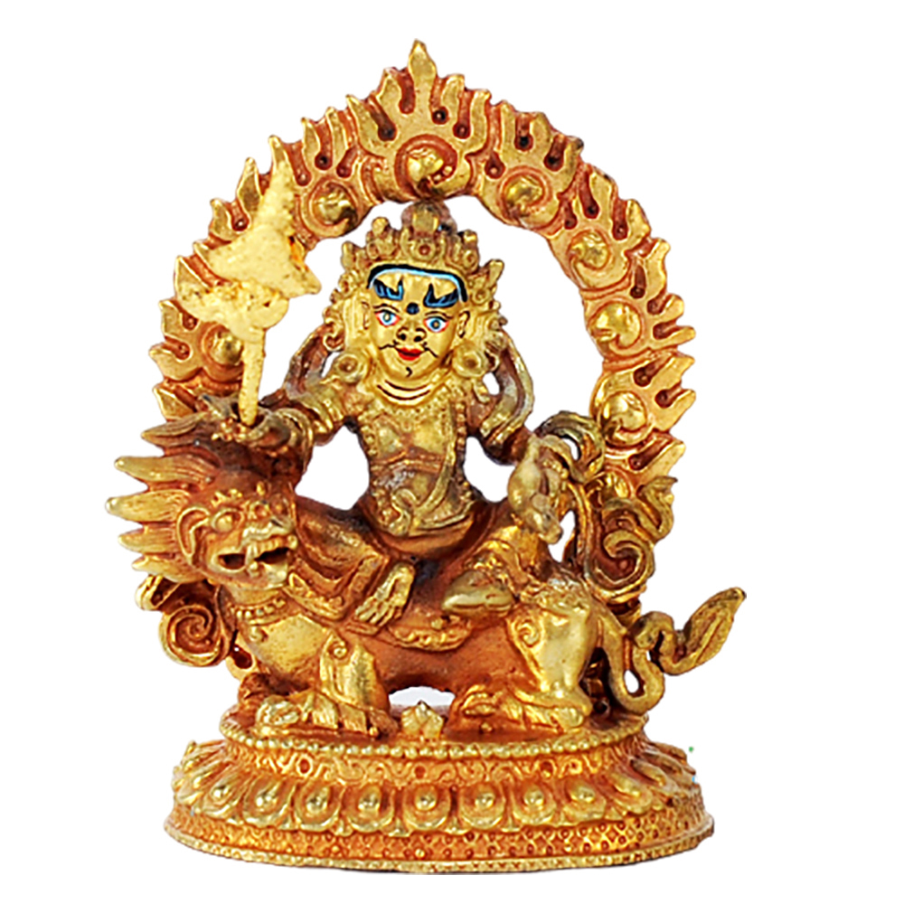 財寶天王{銅鎏金}7公分【十方】132787