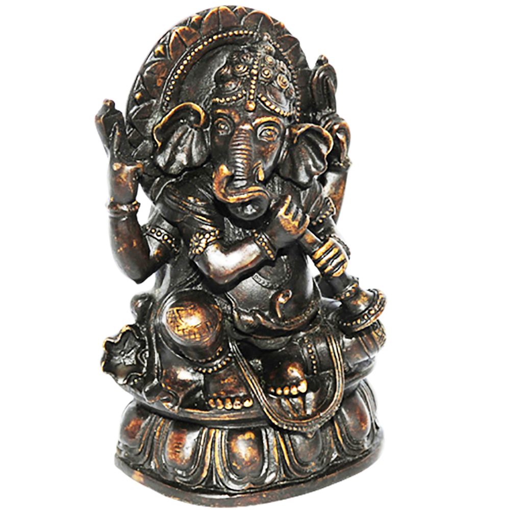 象鼻財神{古銅}15.5公分【十方】134217