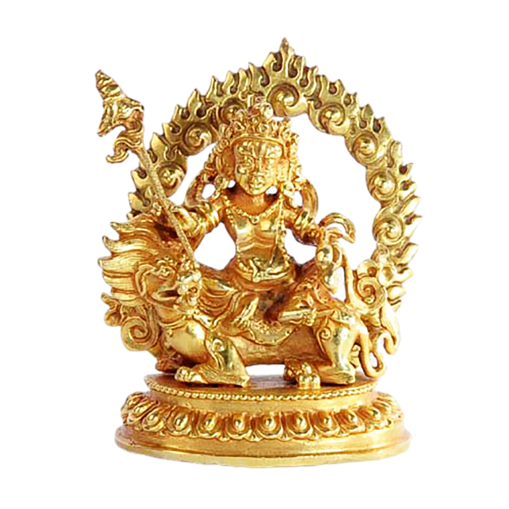 財寶天王{銅鎏金}7公分【十方】134991