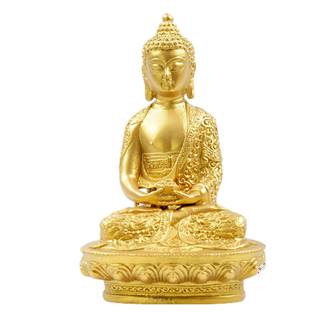 阿彌陀佛{銅 泥金}16 公分【十方】136748