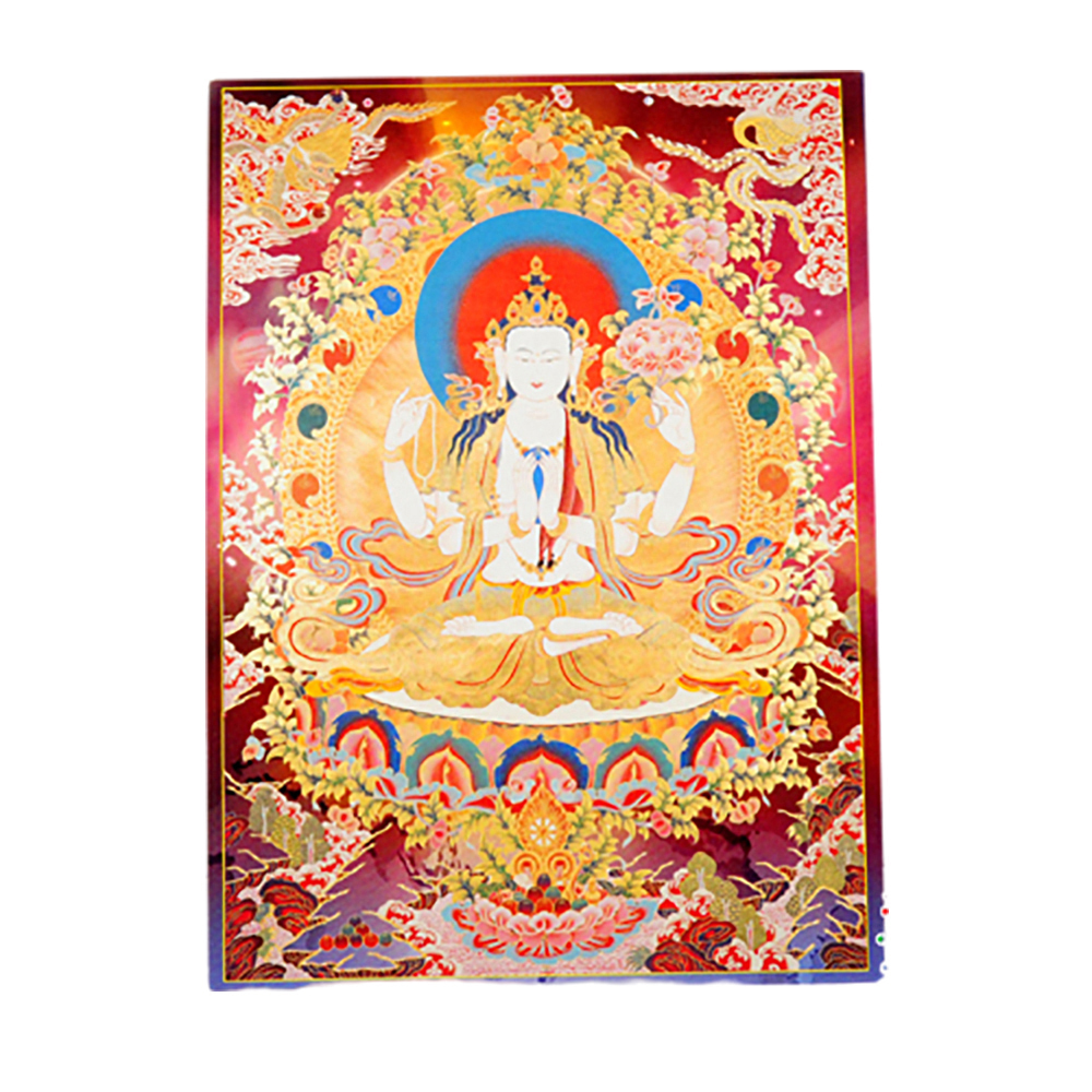 四臂觀音佛卡14.5* 10.3公分【十方】137414