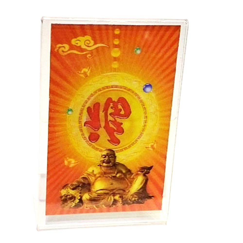 福到財神爺3D雙變卡+壓克力座【十方】138395