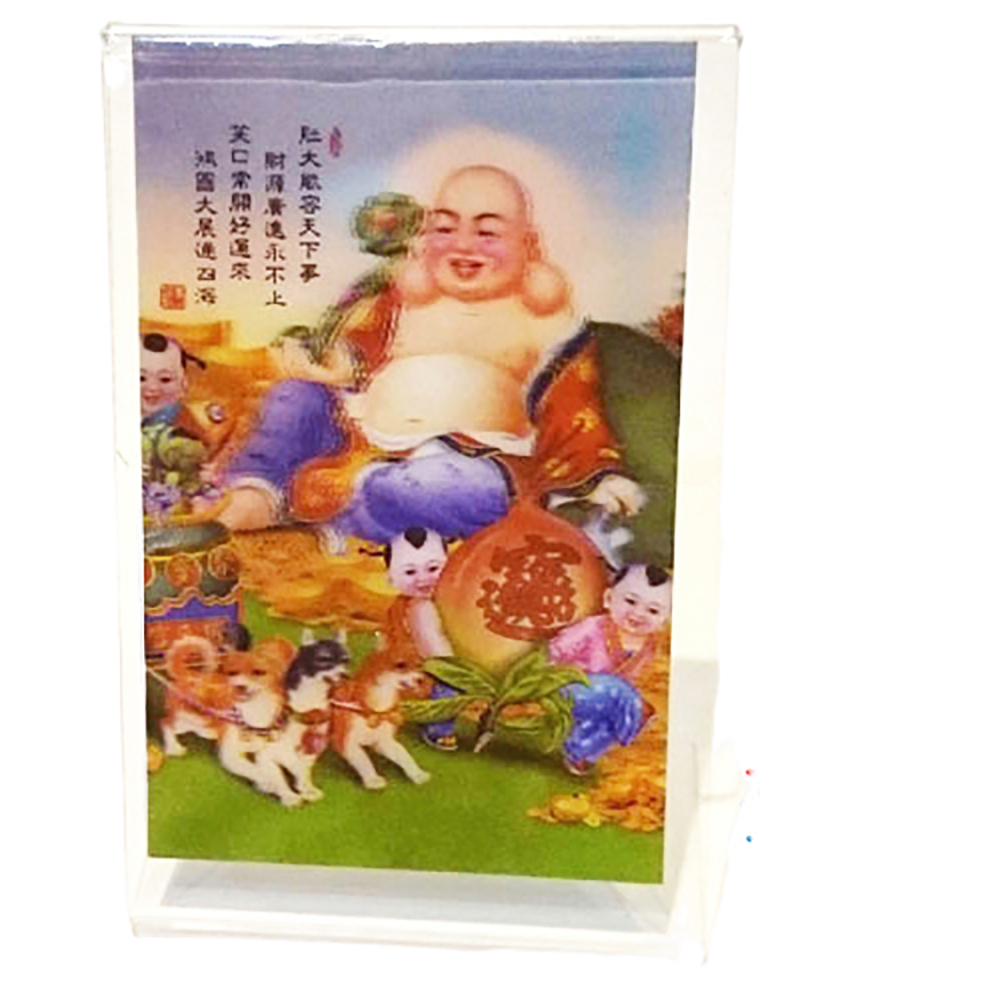 財神爺3D雙變卡+壓克力座【十方】138383