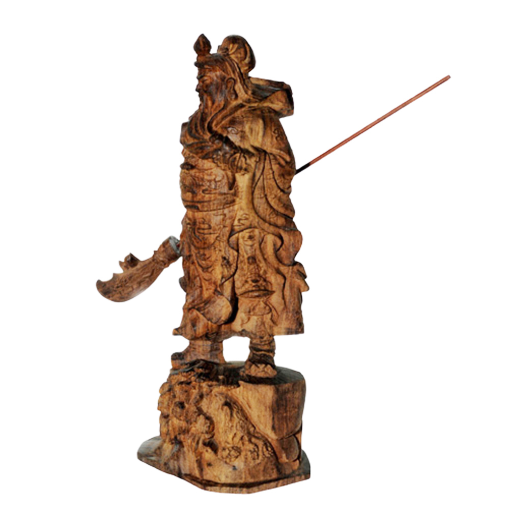 關聖帝君土沉木雕26.5公分【十方】142783