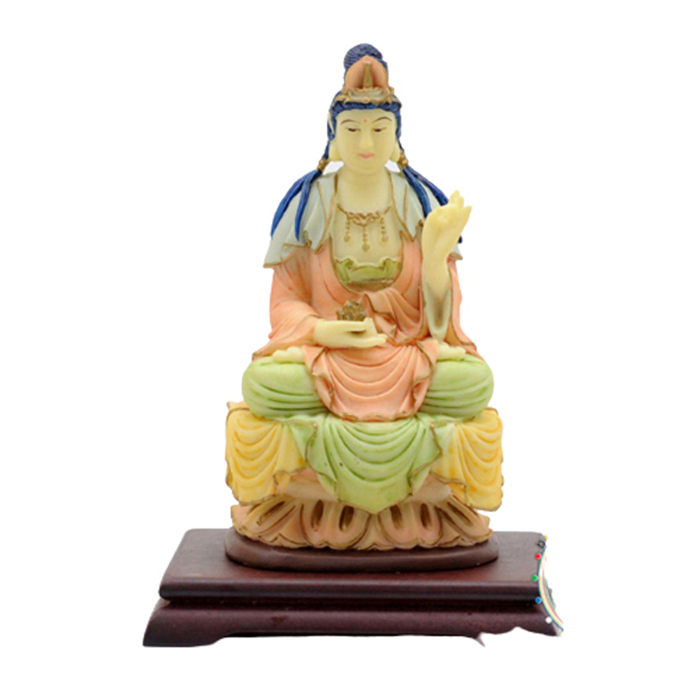 大勢至菩薩彩繪佛像4吋【十方】142684