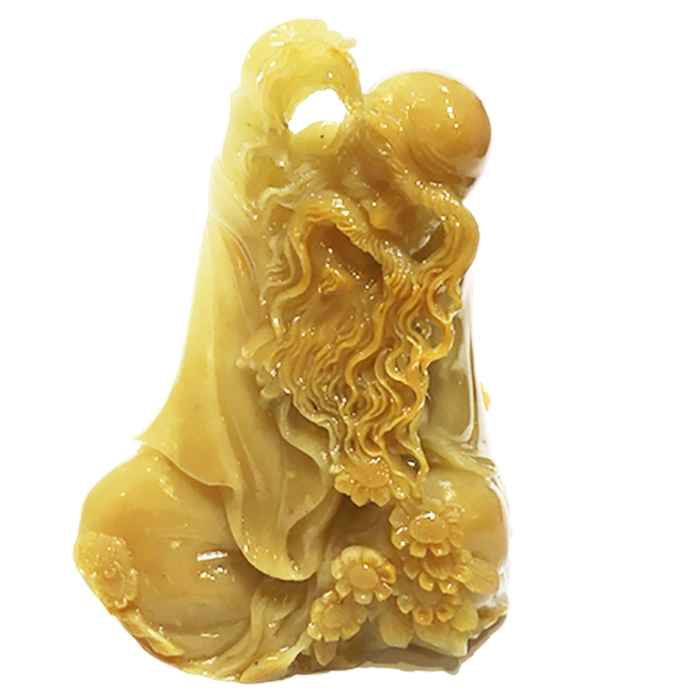 老壽翁 壽山石巧雕  9.9 cm【十方】144034