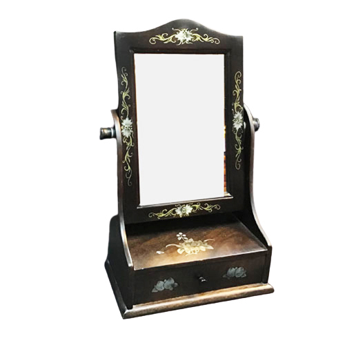 黑檀化妝鏡台高30公分【十方】146816