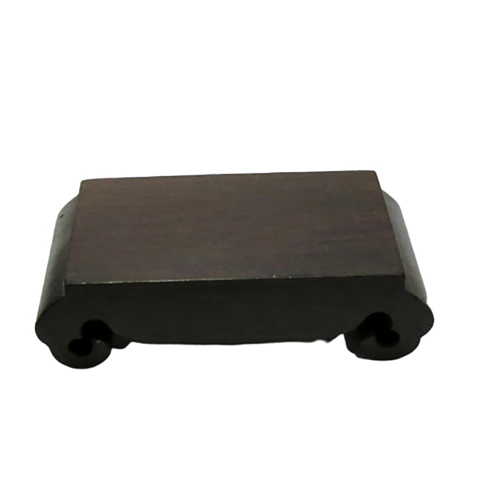 黑紫檀 如意小方座 9.4*4.8*2.2公分【十方】147624