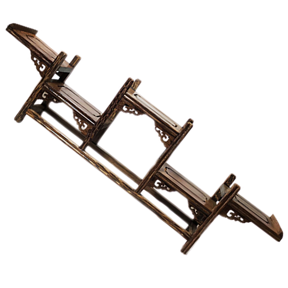 雞翅木 多寶閣 博古架藝品架A 【十方】149615