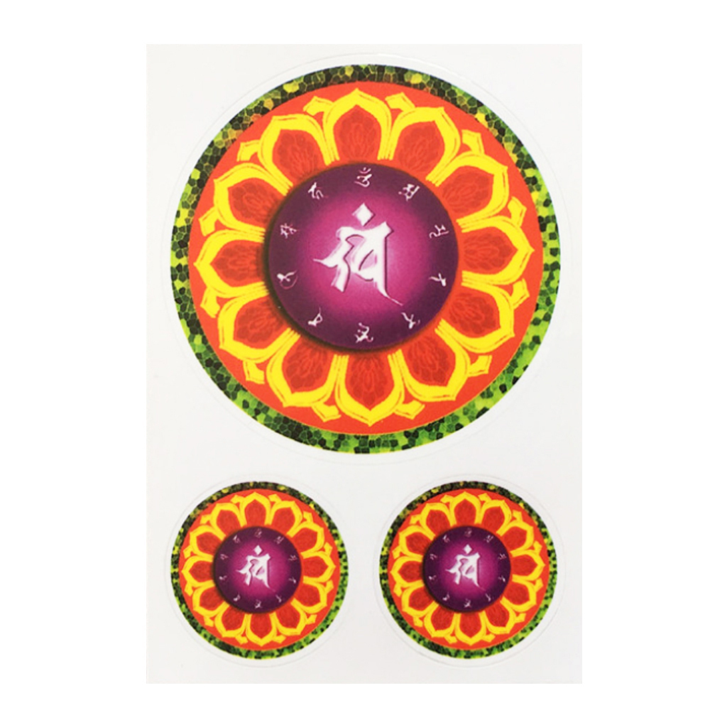 尊勝佛母心咒 彩印pvc透明貼紙【十方】149892