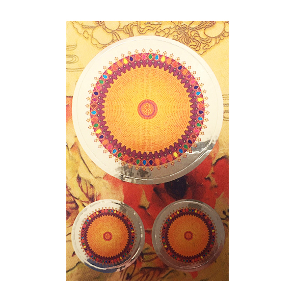 楞嚴咒 銀箔彩印pvc貼紙5*8公分【十方】149883