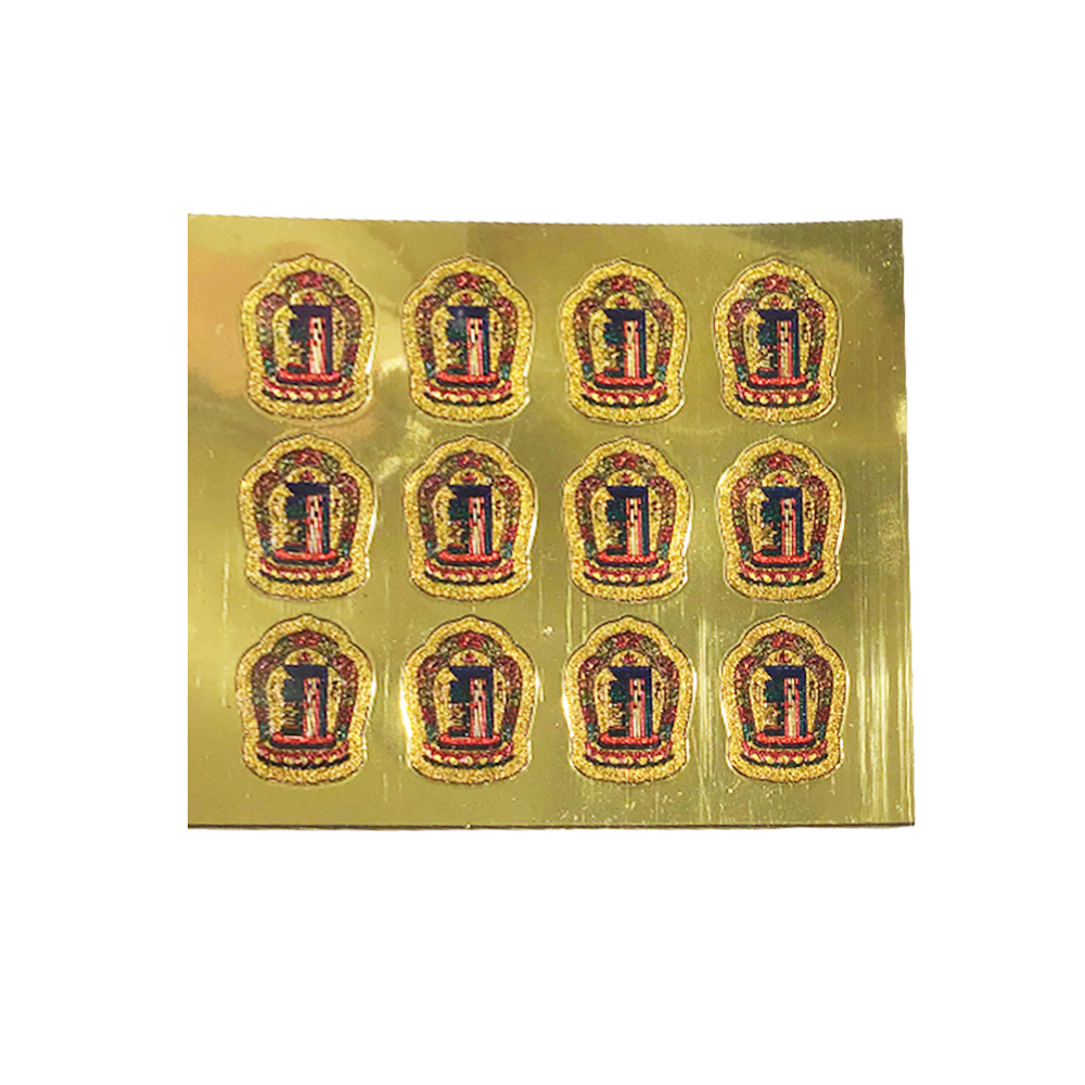 十相自在金箔貼紙1*2公分12朵【十方】149902