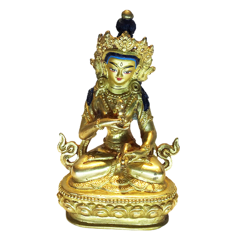 金剛薩埵尼泊爾銅鎏金手工佛像10公分【十方】150705