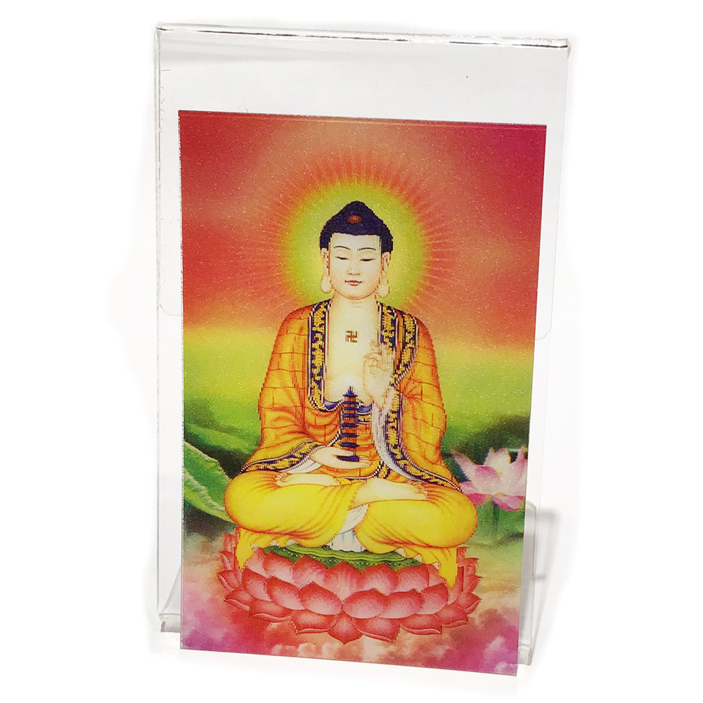 藥師佛 3D佛卡附壓克力座【十方】151174