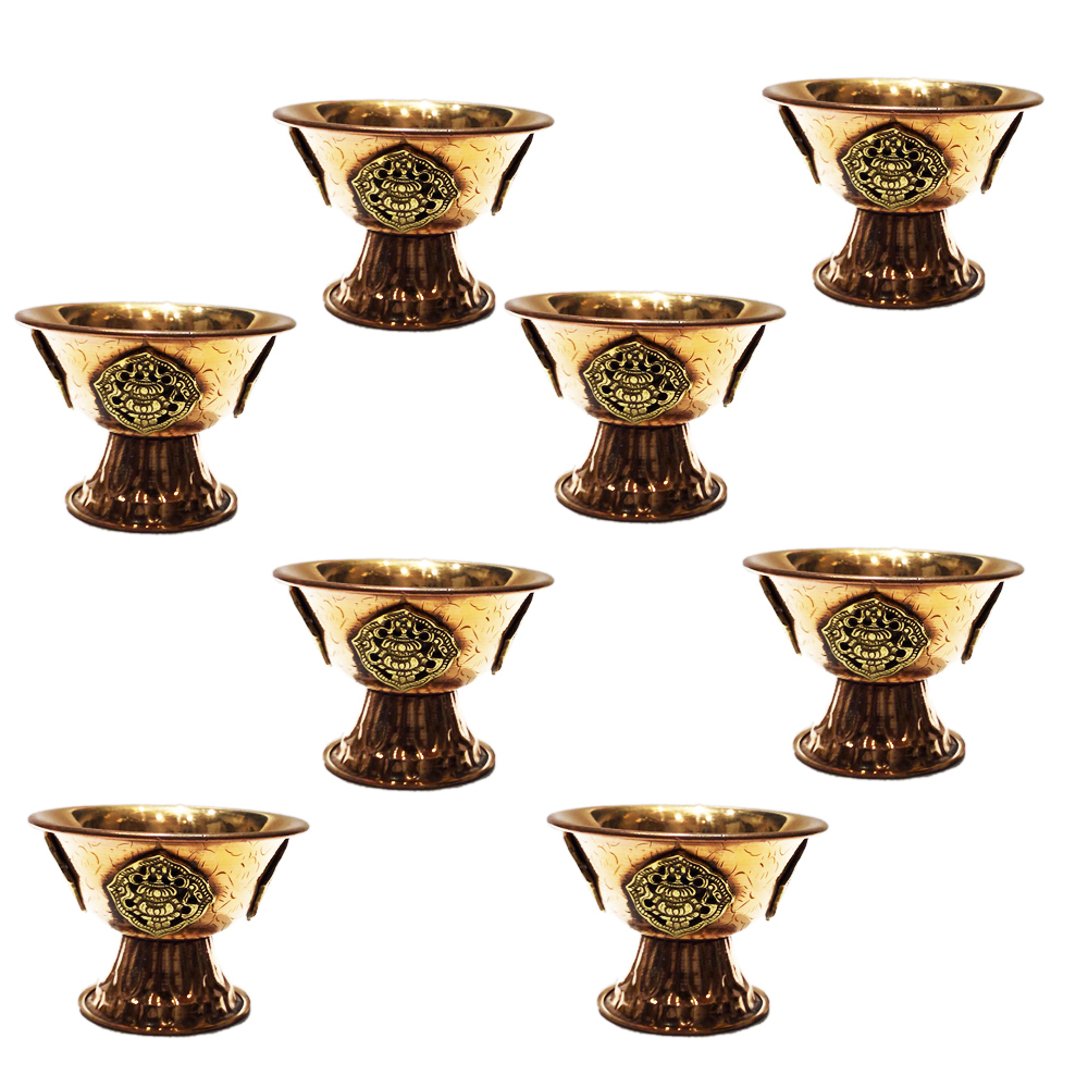 八供杯 紅銅1套8個【十方】150714