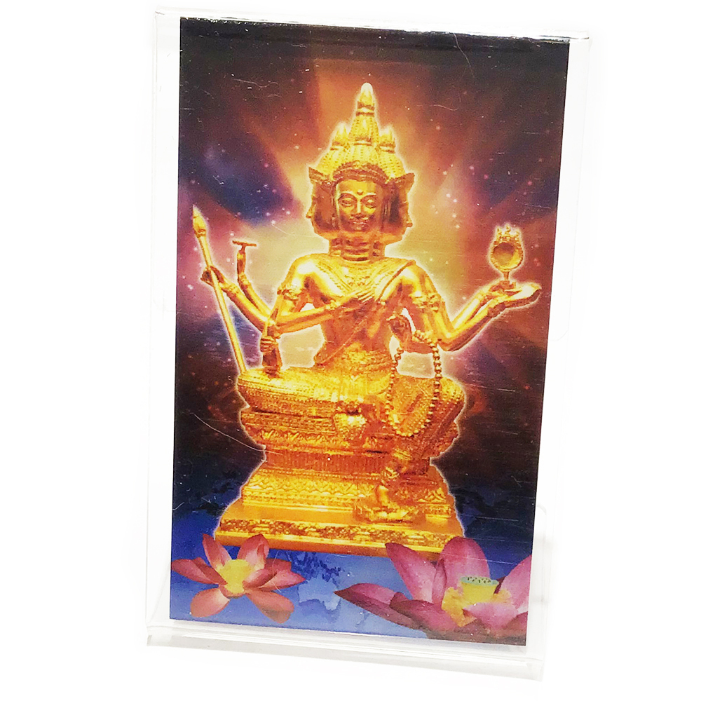 四面佛 精緻佛卡附壓克力座【十方】151196