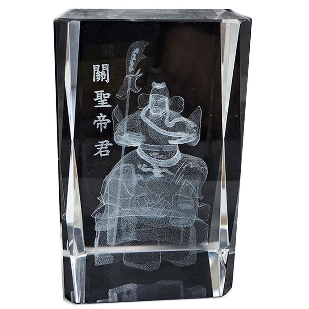 關聖帝君 水晶柱 高8公分【十方】152232