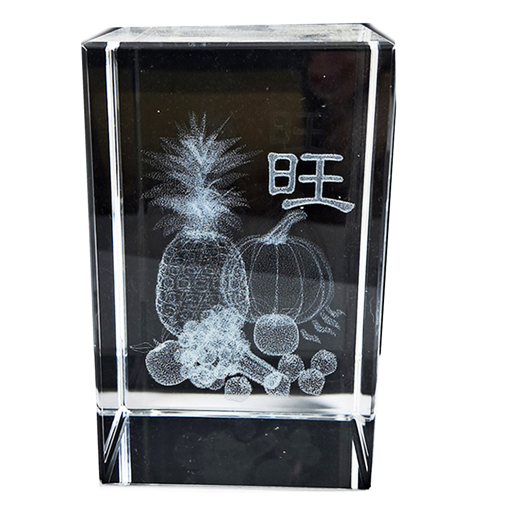 發財旺旺鳳梨水晶柱【十方】152234