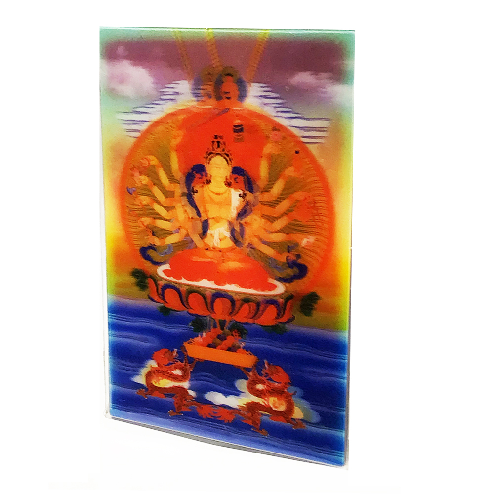 準提佛母 立體3D佛卡5X9cm 10張【十方】154896