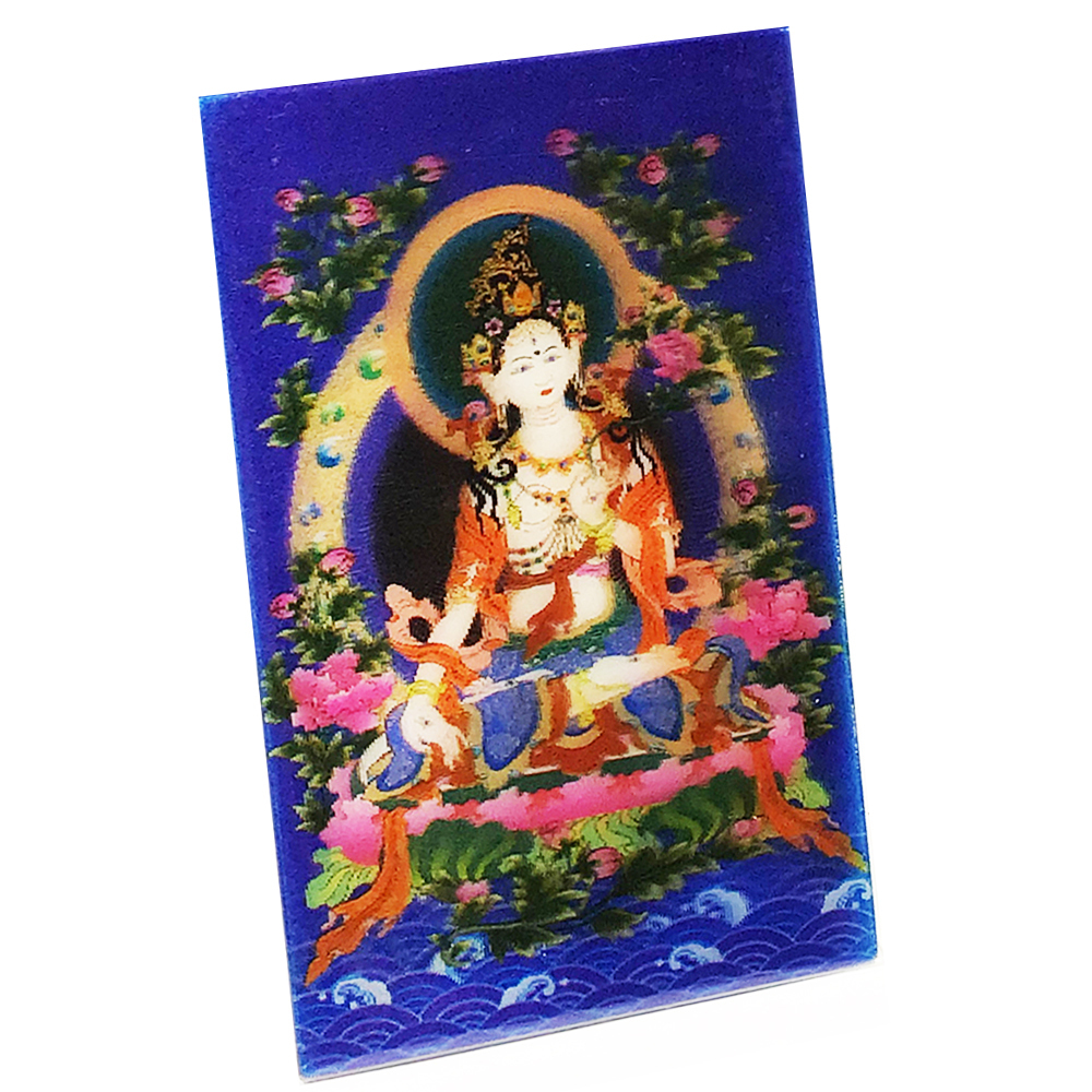 白度母立體3D佛卡5X9cm 10張【十方】154886