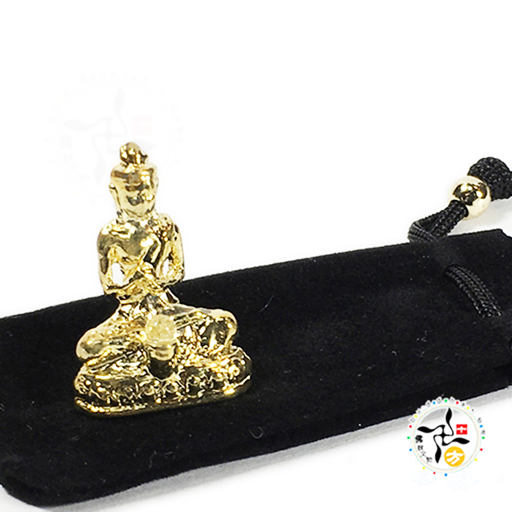 大日如來{肖羊猴}守護神附袋3公分【十方】126294