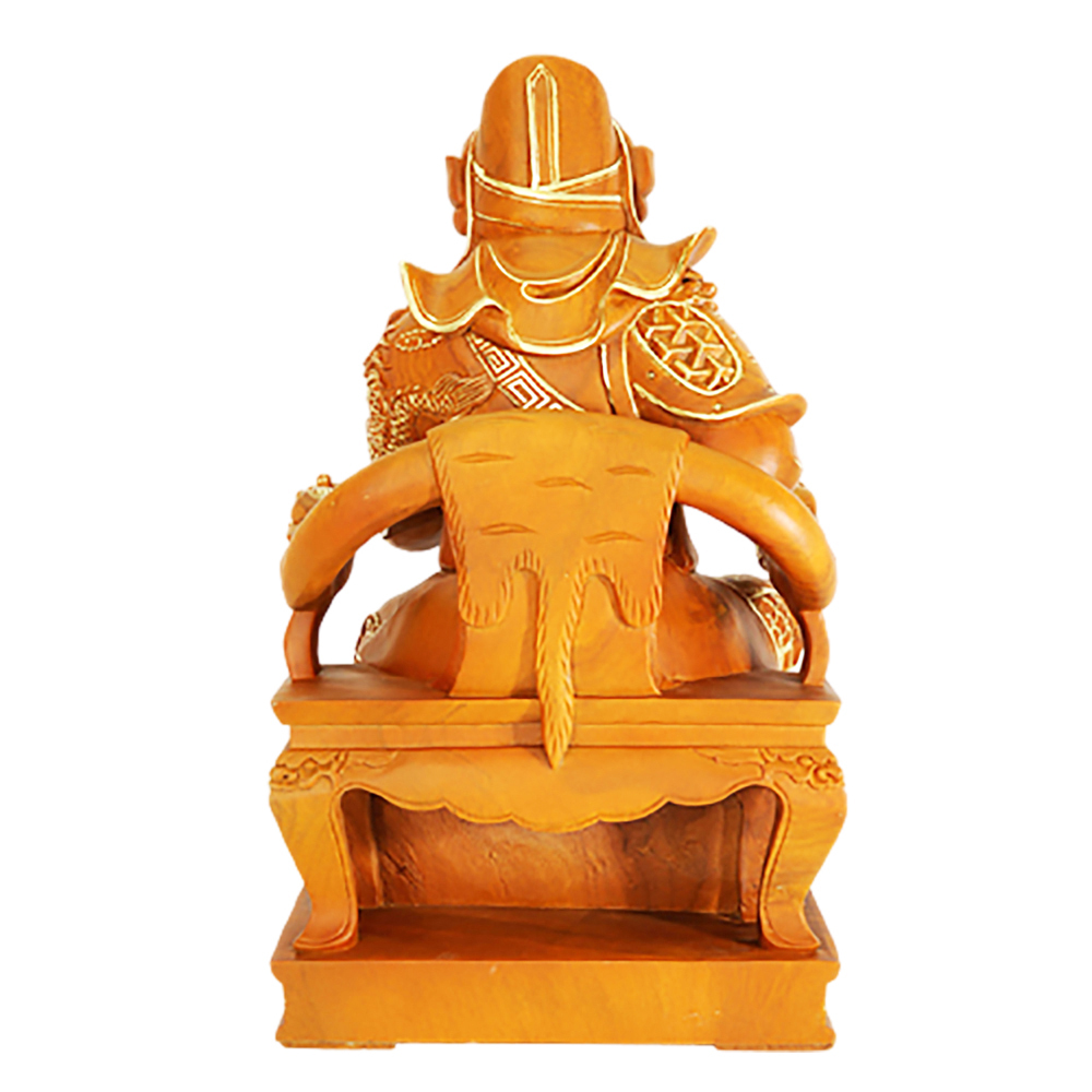 關聖帝君樟木雕聖像精品1呎3【十方】128092