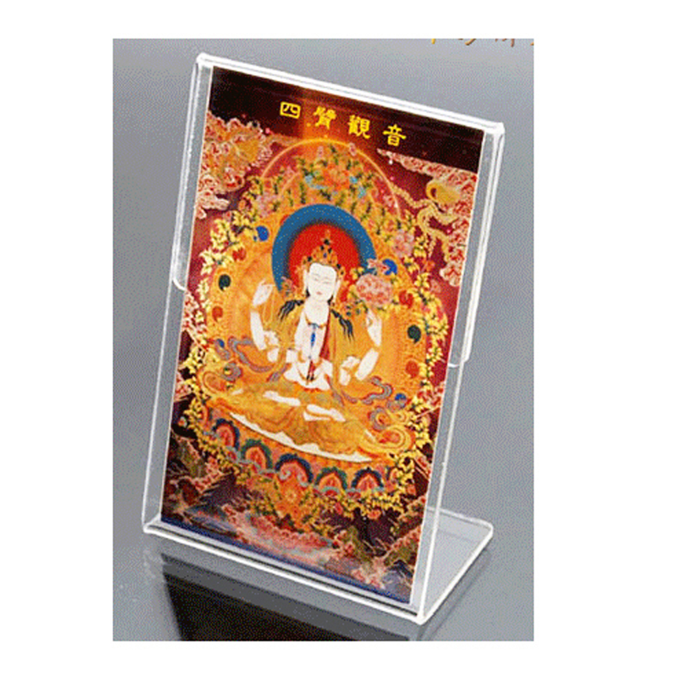 四臂觀音W佛卡壓克力座【十方】127866