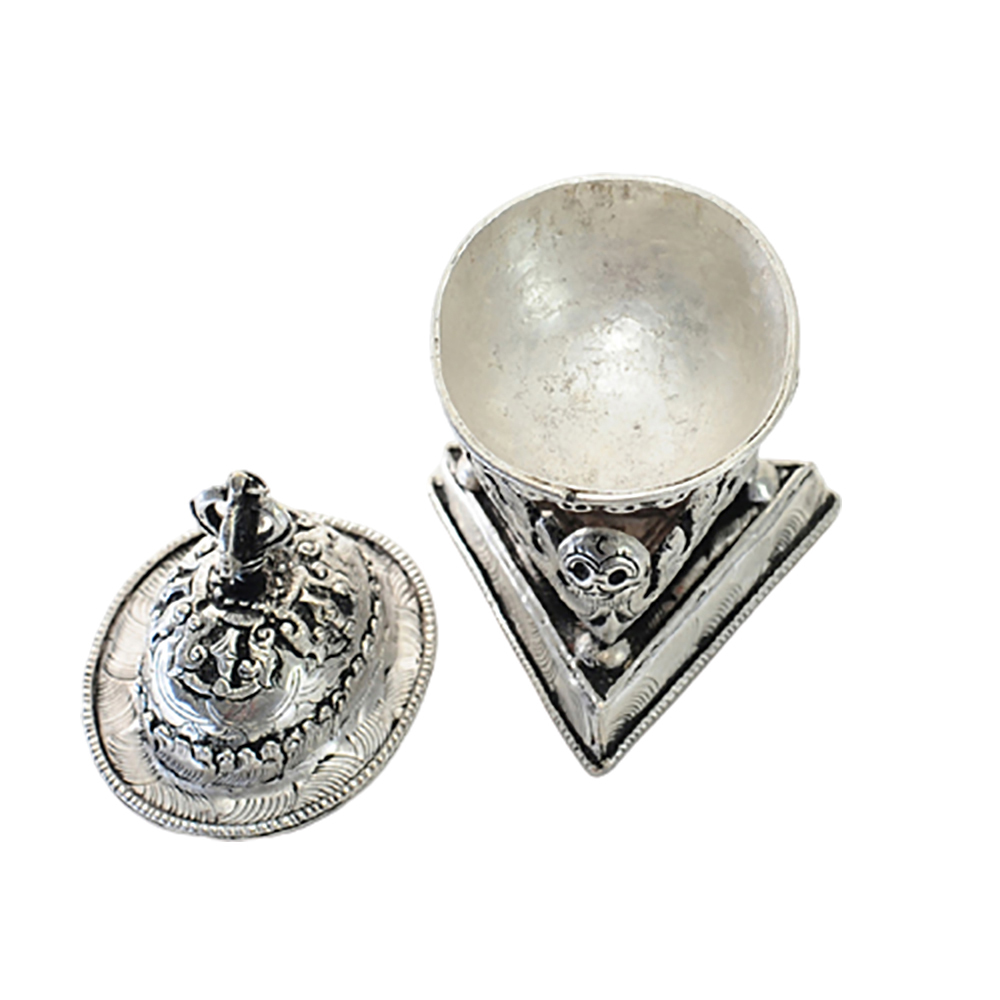 {嘎巴啦}護法杯{銀}精工款 高12公分【十方】129340