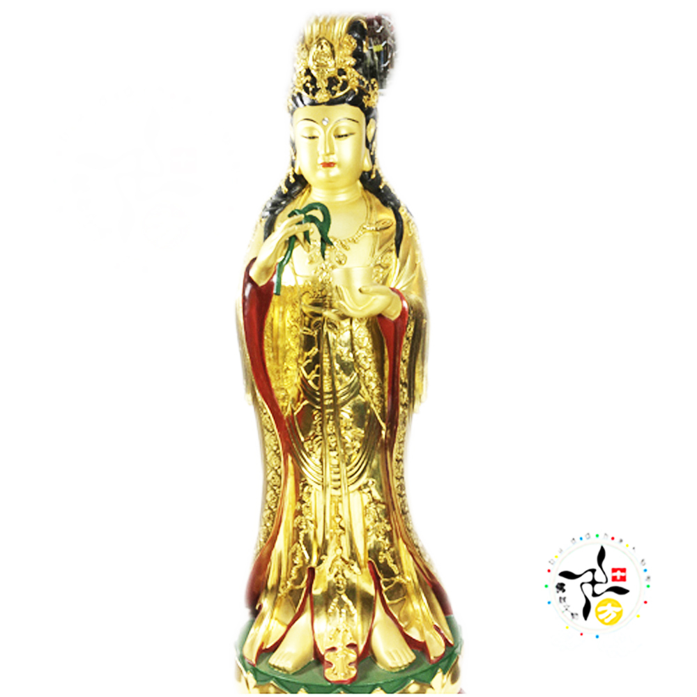 不肯去觀音(按金)高66公分{義賣品}【十方】129771