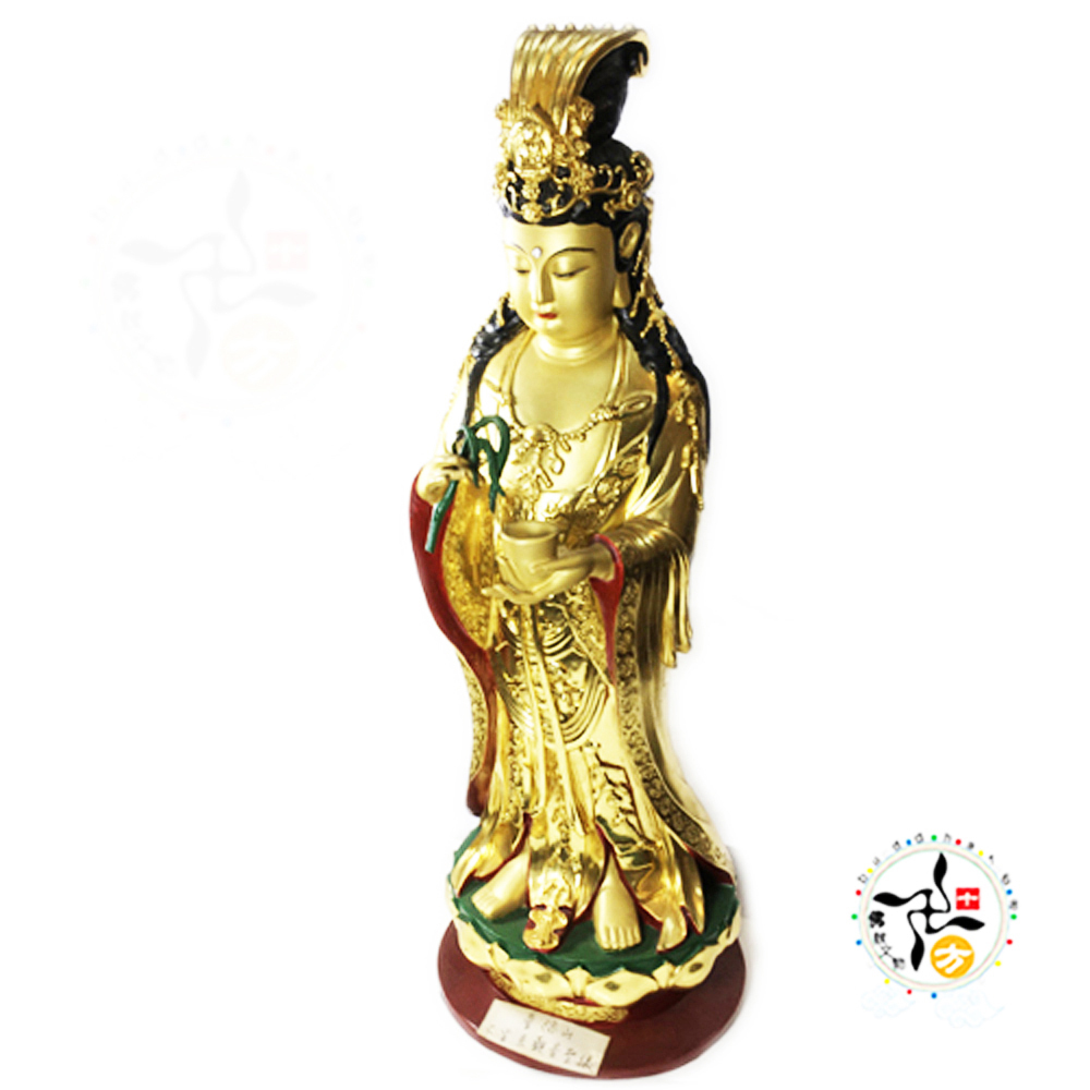 不肯去觀音(按金)高66公分{義賣品}【十方】129771