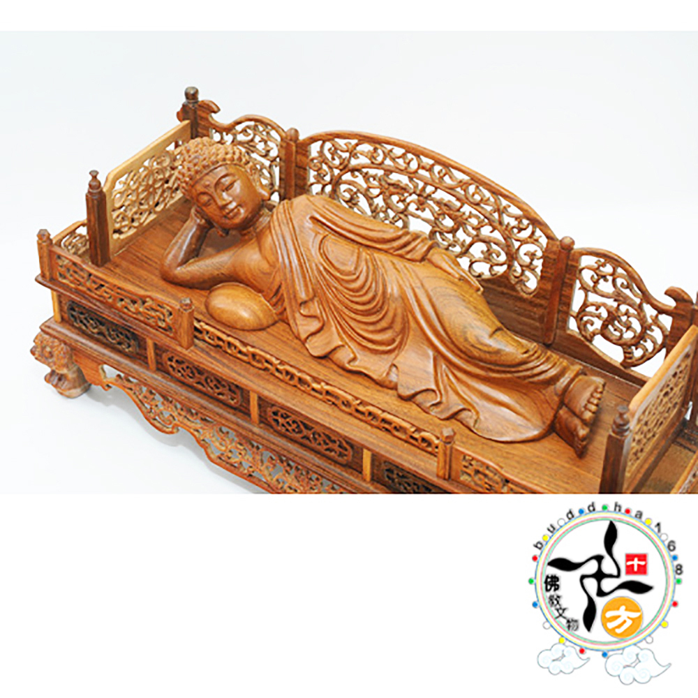 臥佛{香檀木精雕}精品【十方】128747