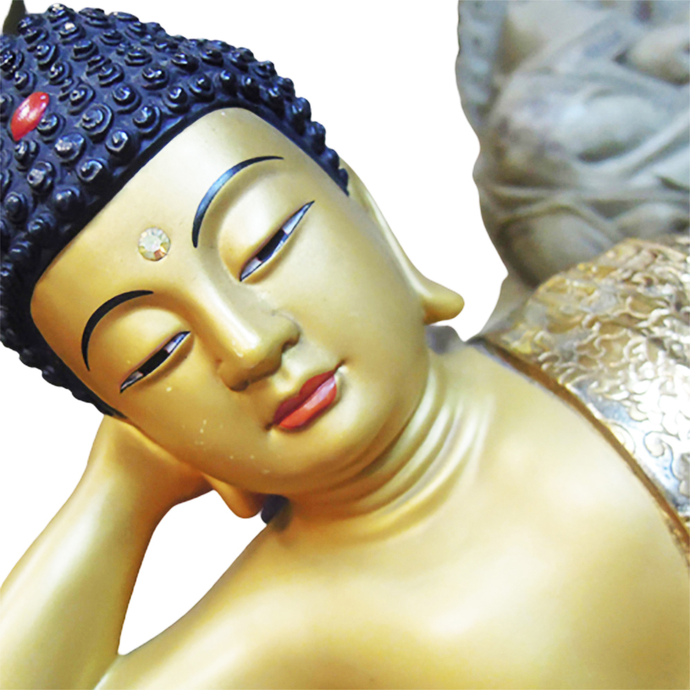 臥佛 銅鎏金精品{義賣品}寬65公分【十方】129773