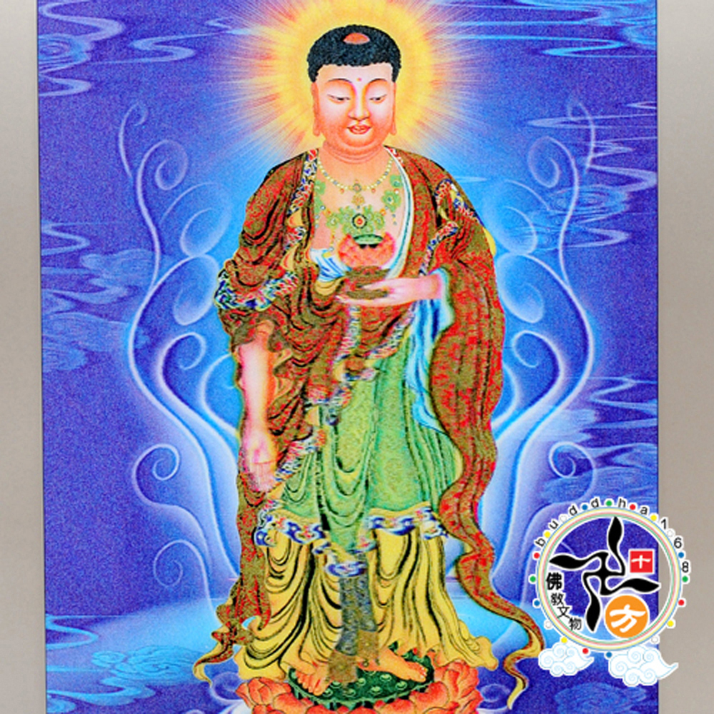 阿彌陀佛立體3D卡24*17公分【十方】131936