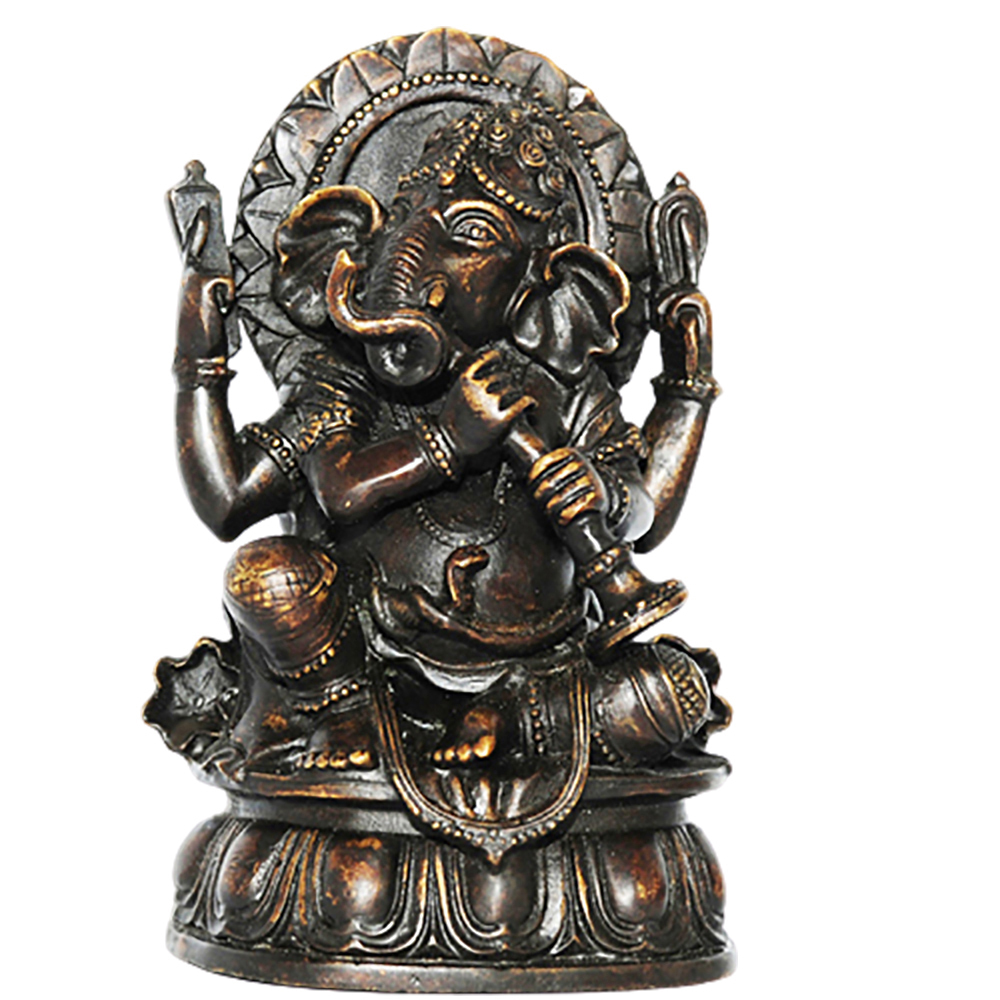象鼻財神{古銅}15.5公分【十方】134217