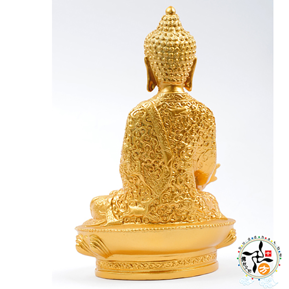 藥師佛{銅 泥金}16公分【十方】136745