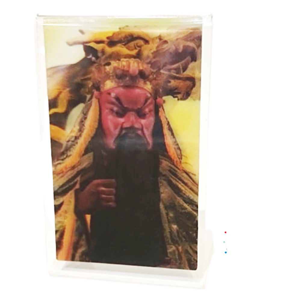 關聖帝君3D雙變卡+壓克力座【十方】138404