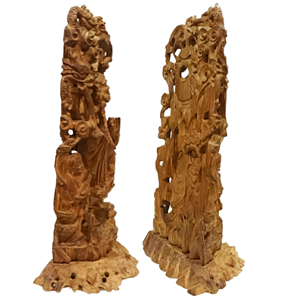 達摩祖師{老山檀香木}精雕21公分【十方】138370